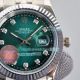 Copy Rolex Datejust 41MM Green Dial Fluted Bezel Jubilee Watch (3)_th.jpg